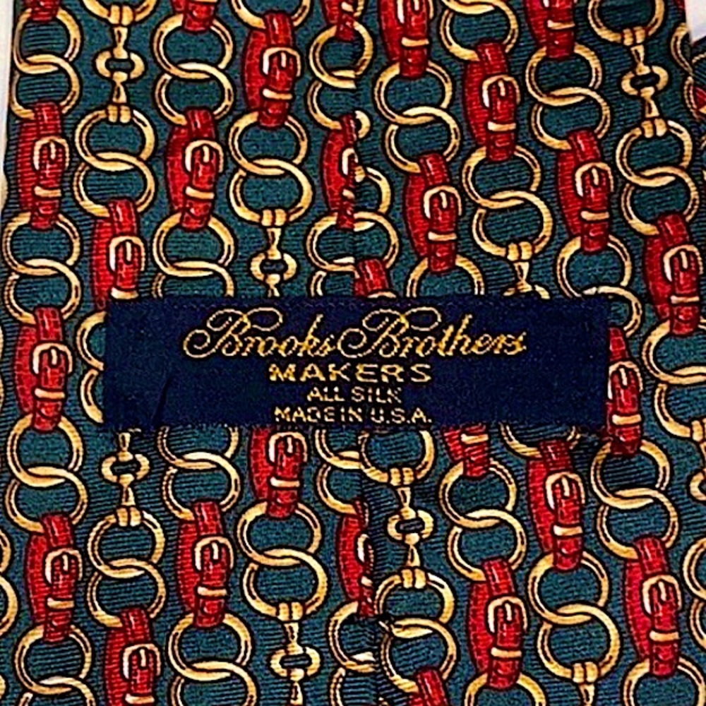 Brooks Brothers Patterned Silk Tie